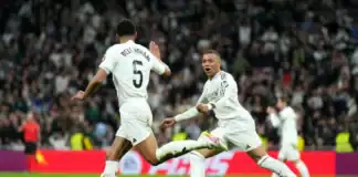 الليغا: ريال مدريد ينتزع فوزًا صعبًا أمام ليغانيس بثلاثية لهدفين ريال مدريد يهزم ليغانيس بثلاثية ويُعادل برشلونة في الصدارة