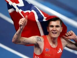 إنغيبريغتسن يُتوج بذهبية 1500 متر ويُحقق ثنائية جديدة في مونديال نانجينغ إنغيبريغتسن يُتوج بذهبية 1500م ويُحقق ثنائية تاريخية في نانجينغ