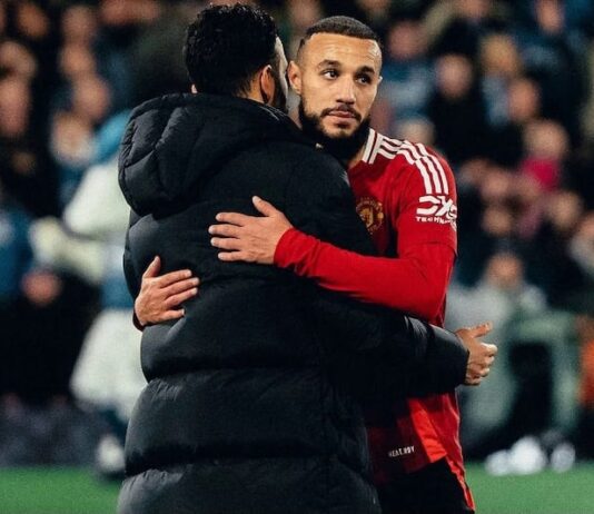 مدرب مانشستر يونايتد يشيد بصيام مزراوي وعزيمته القوية Ruben-Amorim-mazraoui