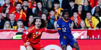 دوري الأمم الأوروبية: مواجهات نارية في نصف النهائي بين إسبانيا وفرنسا وألمانيا والبرتغال إسبانيا تواجه فرنسا وألمانيا تلاقي البرتغال في نصف نهائي دوري الأمم