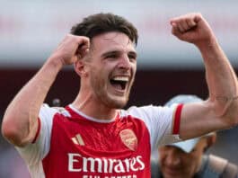 ديكلان رايس يُتوج بجائزة أفضل لاعب في دوري الأبطال هذا الأسبوع ديكلان رايس أفضل لاعب في الأسبوع بدوري أبطال أوروبا