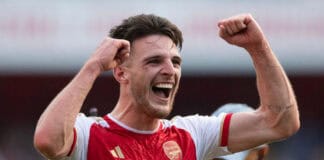 ديكلان رايس يُتوج بجائزة أفضل لاعب في دوري الأبطال هذا الأسبوع ديكلان رايس أفضل لاعب في الأسبوع بدوري أبطال أوروبا