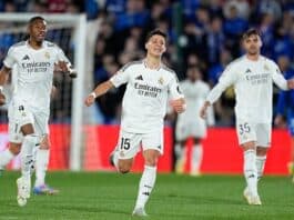 الدوري الإسباني: ريال مدريد يهزم خيتافي بهدف ويتشبث بأمل التتويج ريال مدريد يهزم خيتافي ويحافظ على آماله في الليغا