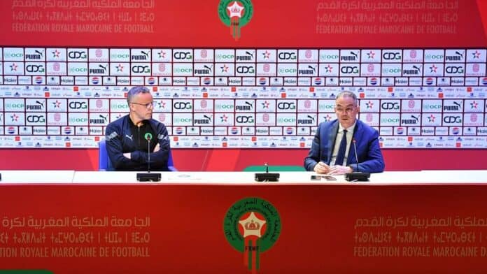 فوزي لقجع يحفز لاعبي منتخب U20 قبل كأس إفريقيا بمصر