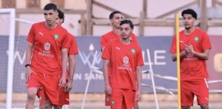 منتخب الشبان المغربي يُنهي استعداداته لمواجهة كينيا في افتتاح مشواره بكأس إفريقيا منتخب الشبان المغربي يُنهي استعداداته لمواجهة كينيا في كأس إفريقيا