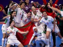 كأس إفريقيا لكرة القدم داخل القاعات للسيدات: المغرب يتأهل إلى النهائي بعد اكتساح أنغولا لبؤات الأطلس يتأهلن لنهائي كأس إفريقيا لكرة القدم داخل القاعات 2025