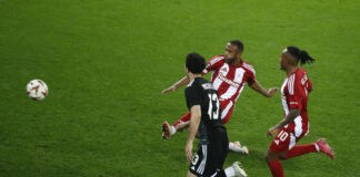 أيوب الكعبي يتألق مجددًا ويقود أولمبياكوس لحسم الدوري اليوناني أيوب الكعبي يقود أولمبياكوس لحسم الدوري ويقترب من صدارة الهدافين