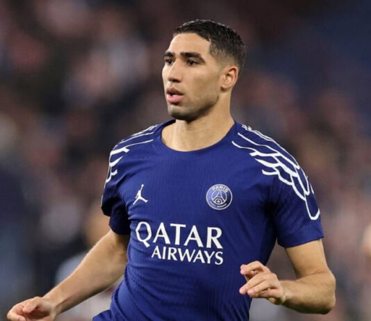 أشرف حكيمي يمثل الكرة العربية في نصف نهائي دوري أبطال أوروبا أشرف حكيمي يمثل العرب في نصف نهائي دوري الأبطال