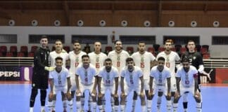 منتخب «الفوتسال» المغربي يكتسح الصين بثمانية أهداف نظيفة في لقاء ودي منتخب الفوتسال المغربي يكتسح الصين 8-0 في مباراة ودية