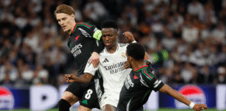 أرسنال يُقصي ريال مدريد وإنتر يتفوق على بايرن ويتأهل لنصف نهائي دوري الأبطال أرسنال يُقصي ريال مدريد وإنتر يتجاوز بايرن ويتأهل لنصف النهائي