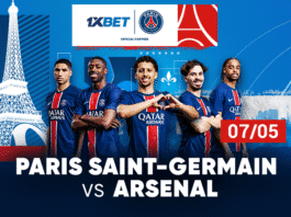 باريس سان جيرمان — الأرسنال: المباراة الحاسمة في دوري أبطال أوروبا مع 1xBet! باريس سان جيرمان ضد الأرسنال في نصف نهائي دوري أبطال أوروبا – توقع واربح مع 1xBet