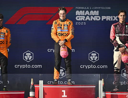 فورمولا 1: بيستري يفوز بسباق ميامي وفيرستابن يكتفي بالمركز الرابع بيستري يفوز بسباق ميامي في فورمولا 1 وفيرستابن يحل رابعاً