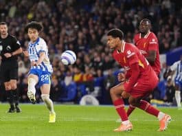 برايتون يهزم ليفربول 3-2 في الجولة 37 من الدوري الإنجليزي برايتون يقلب الطاولة على ليفربول في آخر مباريات الموسم على أرضه