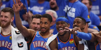 جيلجيوس-ألكساندر يقود أوكلاهوما سيتي لاكتساح مينيسوتا وبلوغ نهائي الـNBA أوكلاهوما سيتي إلى نهائي الـNBA بعد اكتساح مينيسوتا