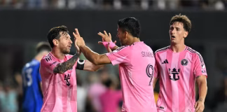 ثنائية ميسي وسواريز تقود إنتر ميامي للفوز على مونتريال في الدوري الأمريكي ثنائية ميسي وسواريز تمنح إنتر ميامي فوزًا مثيرًا على مونتريال