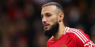 بمشاركة نصير المزراوي.. مانشستر يونايتد يكتسح أتلتيك بيلباو بثلاثية ويقترب من نهائي الدوري الأوروبي مانشستر يونايتد يكتسح بيلباو بثلاثية بمشاركة نصير المزراوي ويقترب من نهائي الدوري الأوروبي