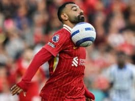 محمد صلاح رابع أفريقي يبلغ 300 مباراة في الدوري الإنجليزي محمد صلاح يصل إلى 300 مباراة في الدوري الإنجليزي