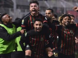 الجيش الملكي يحسم تأهله لدوري أبطال إفريقيا بعد فوزه على حسنية أكادير الجيش الملكي يتأهل رسميًا لدوري أبطال إفريقيا بعد فوزه على الحسنية