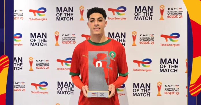 حسام الصادق أفضل لاعب في مباراة المغرب ومصر بنصف نهائي كأس إفريقيا للشبان