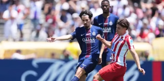 باريس سان جيرمان يضرب بقوة ويهين أتلتيكو مدريد برباعية في مونديال الأندية سان جيرمان يسحق أتلتيكو مدريد برباعية في مونديال الأندية