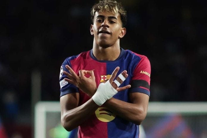 لامين جمال يتفوق على بيلينغهام ويتوج بجائزة أفضل لاعب شاب