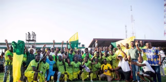 Bibiani GoldStars يحققون لقب الدوري الغاني لأول مرة في تاريخهم Bibiani GoldStars يتوّج بلقب الدوري الغاني لأول مرة في تاريخه