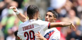 حكيمي يتألق ويقود باريس سان جيرمان نحو ثمن نهائي مونديال الأندية حكيمي يقود باريس للتأهل إلى ثمن نهائي مونديال الأندية