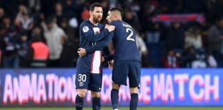 نجم باريس سان جيرمان يهدد ميسي قبل مباراة الدور 1/8 من كأس العالم للأندية: «لا أصدقاء على أرض الملعب» حكيمي يهدد ميسي قبل مباراة باريس سان جيرمان وإنتر ميامي في كأس العالم للأندية