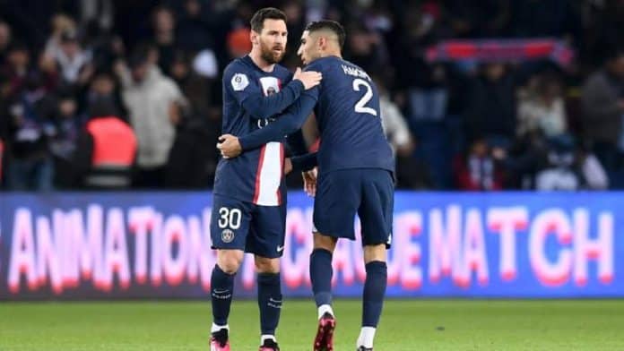 حكيمي يهدد ميسي قبل مباراة باريس سان جيرمان وإنتر ميامي في كأس العالم للأندية