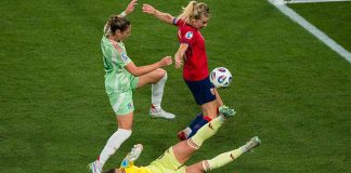 يورو السيدات 2025: إيطاليا تطيح بالنرويج في سيناريو درامي وتتأهل للمربع الذهبي إيطاليا تُقصي النرويج وتتأهل إلى نصف نهائي يورو السيدات 2025