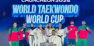 المنتخب المغربي للتايكواندو يتألق في كأس العالم 2025 بكوريا الجنوبية إنجاز مغربي جديد في كأس العالم للتايكواندو 2025 بكوريا