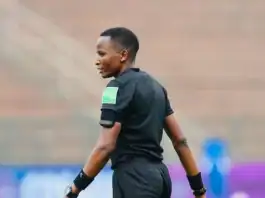 الحكمة النميبية أنتسينو توانيانيوكوا تدير نهائي كأس إفريقيا للسيدات بين المغرب ونيجيريا الحكمة النميبية أنتسينو تدير نهائي المغرب ونيجيريا في كأس إفريقيا