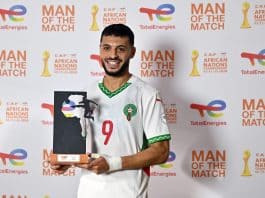 لمليوي يتألق ويُتوج أفضل لاعب في مواجهة الكونغو بالمغرب المحلي أسامة لمليوي يتوج أفضل لاعب بعد فوز المغرب على الكونغو في “الشان