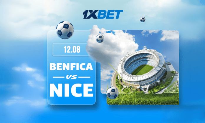 Match Benfica contre Nice dans les éliminatoires de la Ligue des champions, le 12 août 2025.
