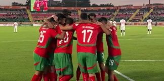 المغرب يهزم أنغولا بثنائية في افتتاح مشواره بكأس إفريقيا للمحليين المغرب يفتتح "الشان" بفوز مستحق على أنغولا 2-0