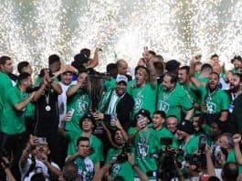 الأهلي طرابلس يتوج بلقب الدوري الليبي الممتاز لكرة القدم 2024-2025 الأهلي طرابلس يحسم لقب الدوري الليبي الممتاز 2024-2025 بعد الفوز على الهلال