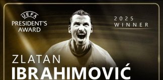 تتويج زلاتان إبراهيموفيتش بجائزة الرئيس من قبل الاتحاد الأوروبي لكرة القدم لعام 2025رياضةالخميس ٢٨ غشت ٢٠٢٥ زلاتان إبراهيموفيتش يتوج بجائزة رئيس اليويفا لعام 2025 تكريماً لمسيرته وإنجازاته الإنسانية