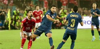 الأهلي يحسم ديربي القاهرة أمام الزمالك ويقترب من الصدارة الأهلي يفوز على الزمالك 2-1 ويشعل صراع صدارة الدوري المصري