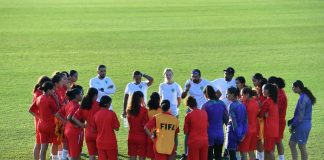 «لبؤات الأطلس» تحت 17 سنة ينهين استعداداتهن لمواجهة إيطاليا في كأس العالم لبؤات الأطلس تحت 17 يستعدن لمواجهة إيطاليا في مونديال 2025