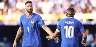 جيرو يتوقع تفوق مبابي على رقمه القياسي: «آمل أن يصل إلى 100 هدف مع فرنسا» جيرو: مبابي سيحطم رقمي ويصل لـ100 هدف مع فرنسا