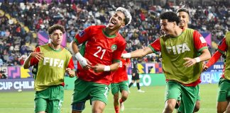 المغرب تحت 20 سنة يتأهل إلى نصف نهائي مونديال الشباب بفوز مثير على الولايات المتحدة المغرب U20 يتأهل إلى نصف نهائي مونديال الشباب بفوز 3-1 على أمريكا