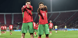 المنتخب المغربي يطيح بالبرازيل ويتأهل مبكراً إلى الدور الثاني من مونديال الشباب منتخب المغرب يهزم البرازيل ويتأهل إلى ثمن نهائي مونديال الشباب