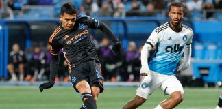 نيويورك سيتي يخطف فوزًا دراماتيكيًا على شارلوت في الـ16 من MLS نيويورك سيتي يفوز 1-0 على شارلوت في الـ16 من MLS