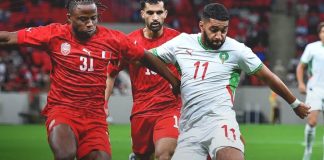 فوز مخيب للمنتخب المغربي أمام البحرين يثير قلق الجماهير قبل كأس إفريقيا 2025 المغرب يفوز بصعوبة 1-0 على البحرين قبل كأس إفريقيا 2025