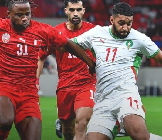 فوز مخيب للمنتخب المغربي أمام البحرين يثير قلق الجماهير قبل كأس إفريقيا 2025 المغرب يفوز بصعوبة 1-0 على البحرين قبل كأس إفريقيا 2025