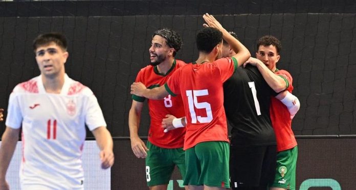 أسود الفوتسال يفوزون على إسبانيا 4-2 في الودية الأولى