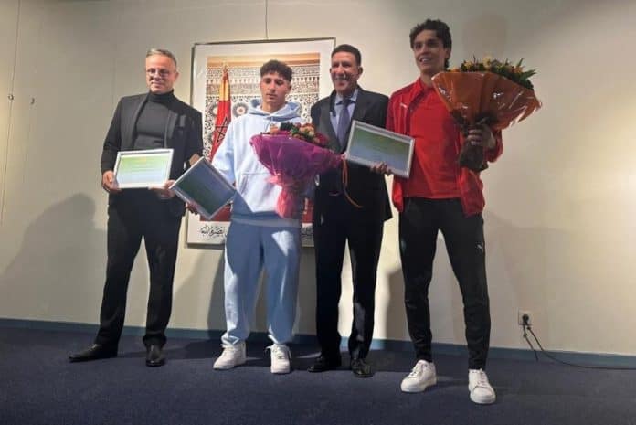 vis_1030202521551192 احتفاء بروكسل ببطلي U20 المغربيين: معمار وتاجاوارت يلهمان الشباب