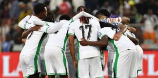 نيجيريا تلحق إلى نهائي الملحق الإفريقي بعد رباعية في شباك الغابون بالرباط نيجيريا تفوز 4-1 على غابون وتتأهل لنهائي الملحق الإفريقي