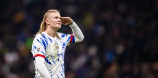 هولاند يقود النرويج الى مونديال 2026 بـ16 هدف قياسي: يعادل ليفاندوفسكي ويتفوق عليه! هولاند 16 هدف في 8 مباريات: يعادل ليفاندوفسكي ويقود النرويج لمونديال 2026!