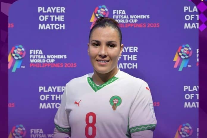 مريم حجري أفضل لاعبة في فوز المغرب على الفلبين بمونديال الفوتسال